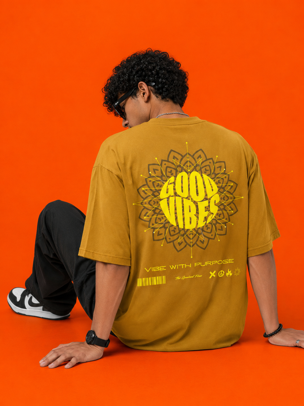 Good Vibes Oversized Streetwear T-Shirt