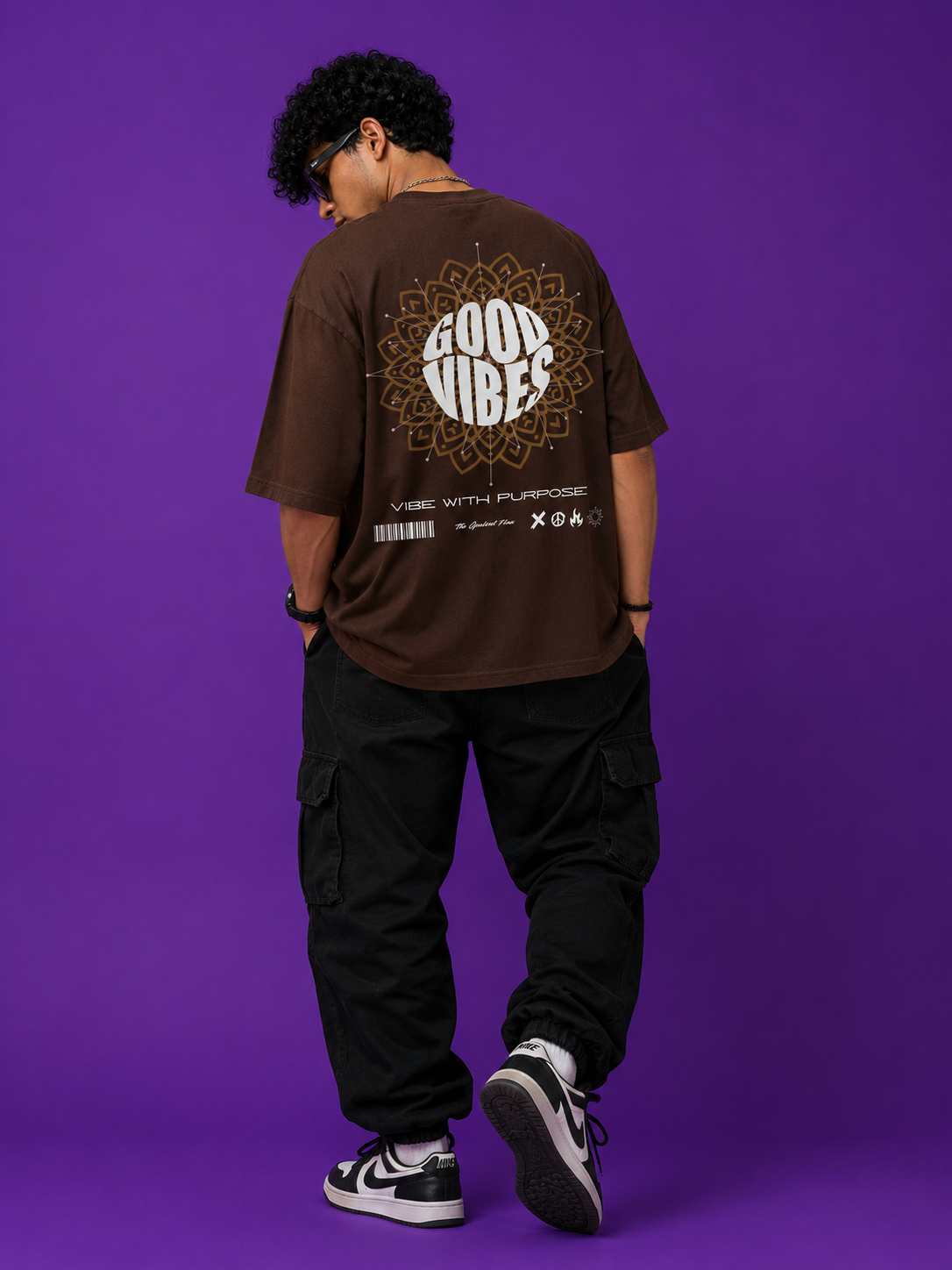 Good Vibes Oversized Streetwear T-Shirt
