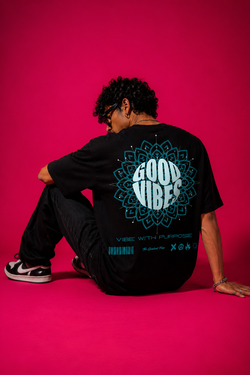 Good Vibes Oversized Streetwear T-Shirt