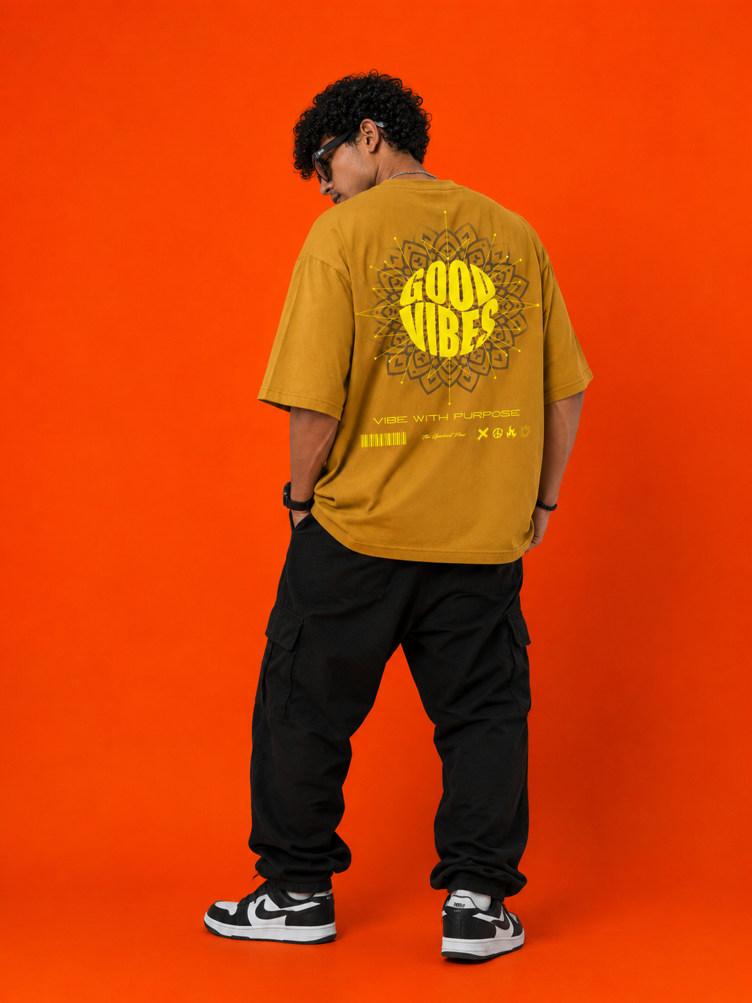 Good Vibes Oversized Streetwear T-Shirt