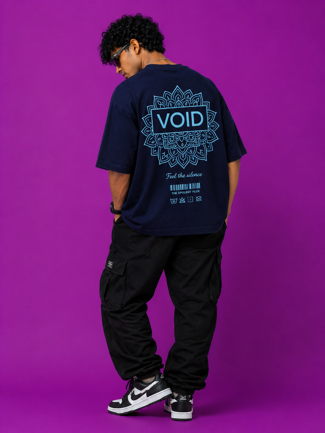 Void Mandala Oversized Streetwear T-Shirt