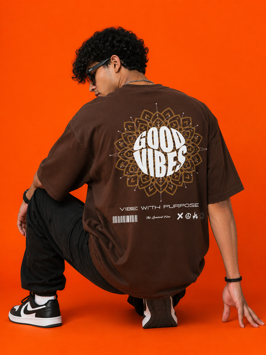 Good Vibes Oversized Streetwear T-Shirt
