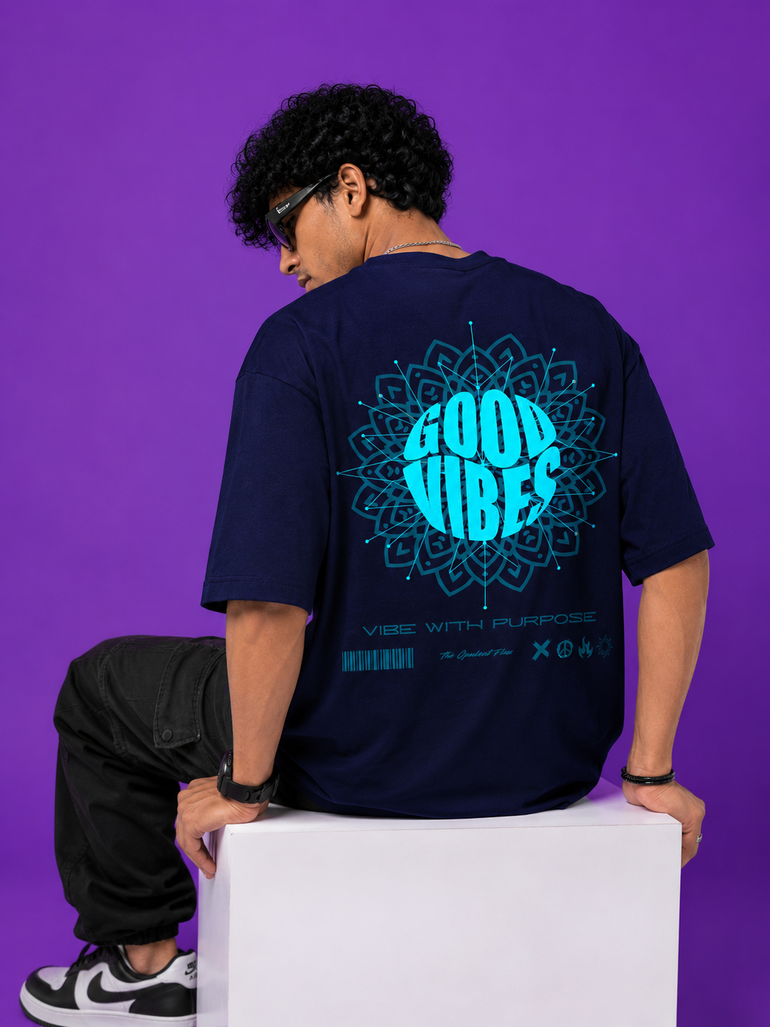 Good Vibes Oversized Streetwear T-Shirt